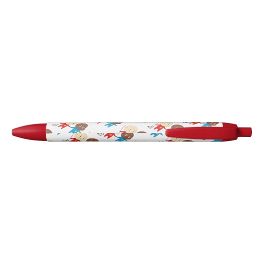 Cutieful Kinder Art Babies St. Nicholas Sinterklaa Zwarte Inkt Pen (Achterkant)