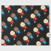 Cutieful Kinder Art Baby St. Nicholas Sinterklaas Cadeaupapier (Vlak)