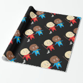 Cutieful Kinder Art Baby St. Nicholas Sinterklaas Cadeaupapier (Uitgerold)