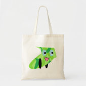 Cutieful Kinder Art Design Cute Green Puppy Tote Bag (Voorkant)