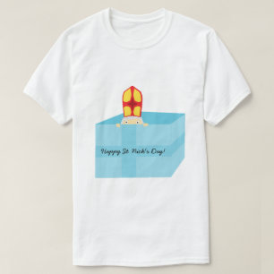 Cutieful Kinder Art St. Nicholas Sinterklaas Funny T-shirt
