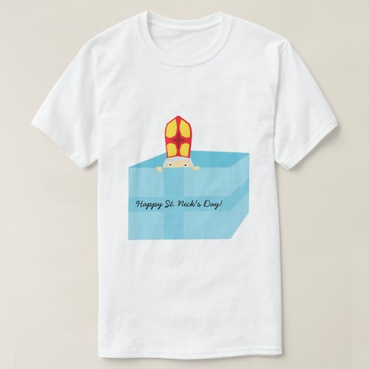 Cutieful Kinder Art St. Nicholas Sinterklaas Funny T-shirt (Design voorkant)