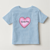 CutiePie  Gesprek Hart Valentijn Kinder Shirts (Voorkant)