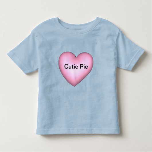 CutiePie  Gesprek Hart Valentijn Kinder Shirts (Voorkant)