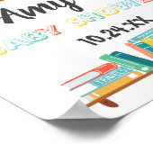 Cuties Book Nerd Threadground Baby shower Poster (Hoek)