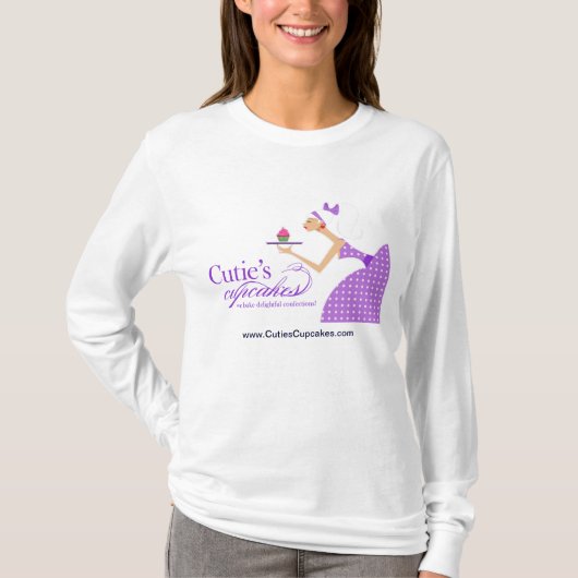 Cutie's cupcakes - desserts van snoepjes t-shirt (Voorkant)