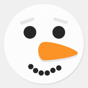 Cuties Frosty Sneeuwman Vrolijk Kerstfeest Sticker