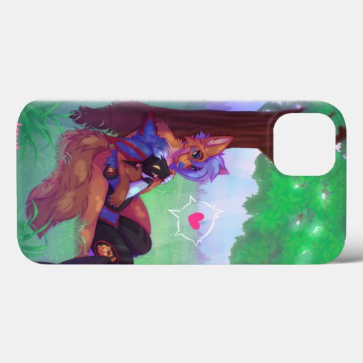 Cuties knuffelen Case-Mate iPhone case (Achterkant (horizontaal))