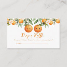 Cuties Orange Twee Kleine Tweelingen Luiers Verlot