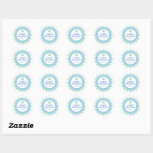 Cutietoots Baby shower Party Favor Sticker (Vel)