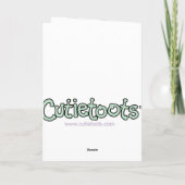 Cutietoots Geboorteaankondiging - Baby boy Aankondiging (Achterkant)