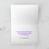 Cutietoots Notecard - de Lijnen van het Bedankkaart (Binnen)