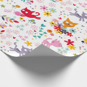 Cutkat en ventilator cadeaupapier (Hoek)