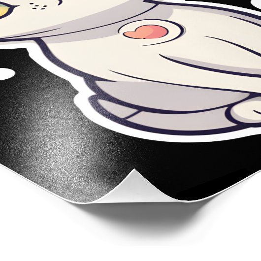 Cutkat Foto Afdruk (Hoek)