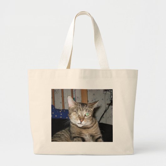 Cutkat Grote Tote Bag (Voorkant)