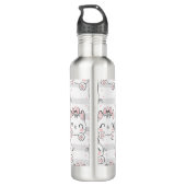 Cutkat met kuit waterfles (Achterkant)