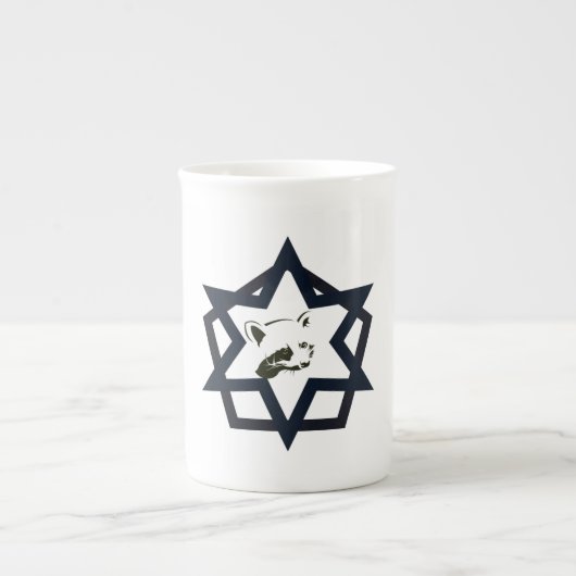 Cutkat Porselein Kop (Voorkant)