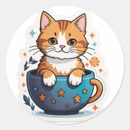 Cutkat Ronde Sticker
