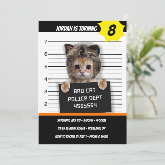 Cutkat stoute jongen kaart (Staand voorkant)