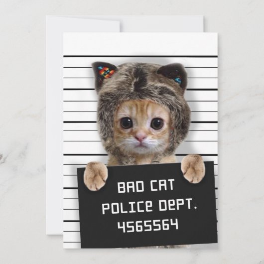 Cutkat stoute jongen kaart (Achterkant)