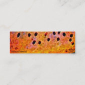 Cutkeel-forel - Slim-kaart Mini Visitekaartje (Achterkant)