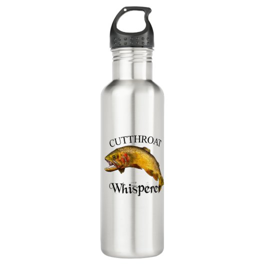 Cutkeel forel Whisperer Light Waterfles (Voorkant)