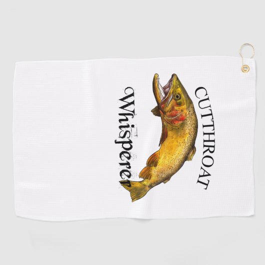 Cutkeel Trout Whisperer Light Vist handdoek (Horizontaal)