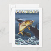 Cutkeelforel Fishing Colorado Briefkaart (Voorkant / Achterkant)