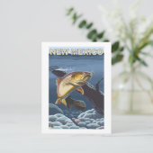 Cutkeelforel FishingNew Mexico Briefkaart (Staand voorkant)
