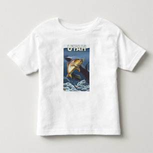 Cutkeelforel FishingUtah Kinder Shirts