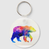 Cutkleurig beer sleutelhanger (Voorkant)