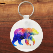 Cutkleurig beer sleutelhanger (Voorkant)