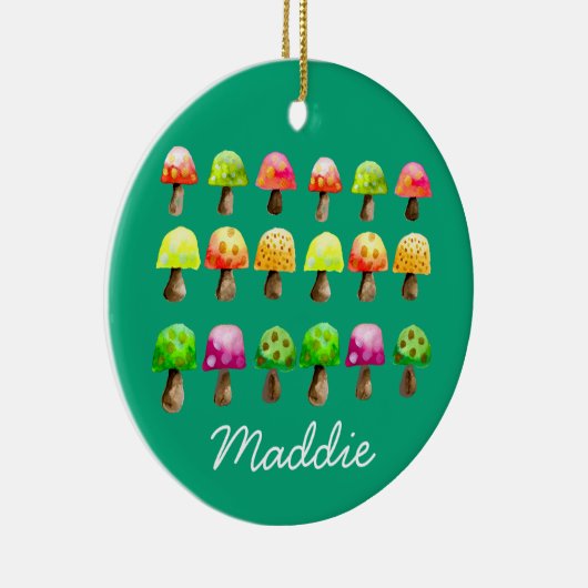 Cutkleurig champignons ornament (Rechts)