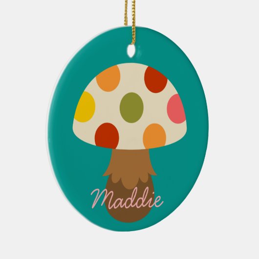 Cutkleurig champignons ornament (Rechts)