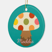 Cutkleurig champignons ornament (Links)