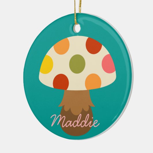 Cutkleurig champignons ornament (Links)