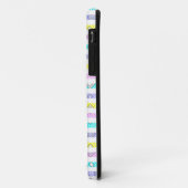 Cutkleurig decoratief strempatroon Case-Mate iPhone case (Achterkant/links)