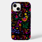 Cutkleurig floreel patroon Case-Mate iPhone case (Achterkant)