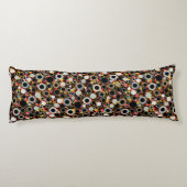 Cutkleurig floreel zonnepatroon lichaamskussen (Achterkant)