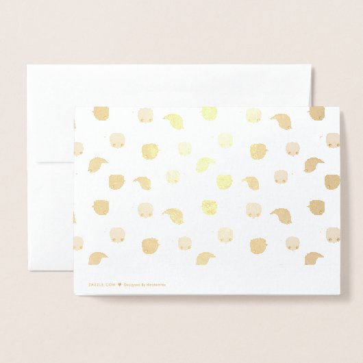 Cutkleurig Folie Kaarten (Met envelop)