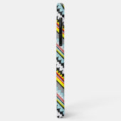 Cutkleurig geometrische strepen patroon Case-Mate iPhone case (Achterkant/links)