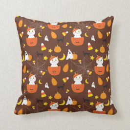 Cutkleurig halloween patroon kussen