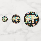 Cutkleurig indianenolifantenpatroon confetti (Voorkanten)