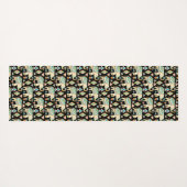 Cutkleurig indianenolifantenpatroon yogamat (Achterkant (horizontaal))