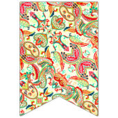 Cutkleurig paisleypatroon vlaggetjes (Tweede vlag)