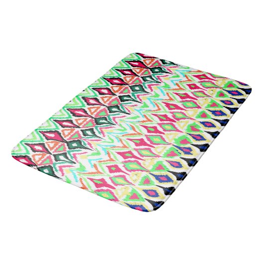 Cutkleurig patroon badmat (Gekanteld)