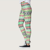 Cutkleurig patroon leggings (Links)