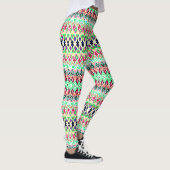 Cutkleurig patroon leggings (Rechts)
