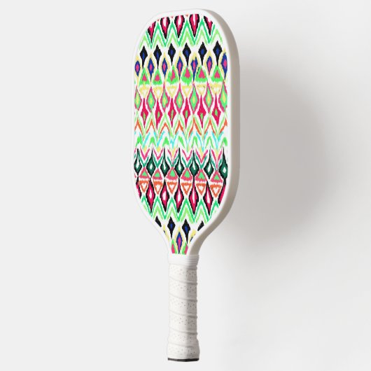 Cutkleurig patroon pickleball paddle (Links)