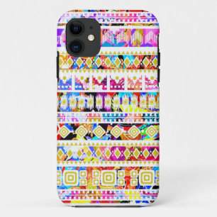 Cutkleurig tribaal aztec patroon Case-Mate iPhone case